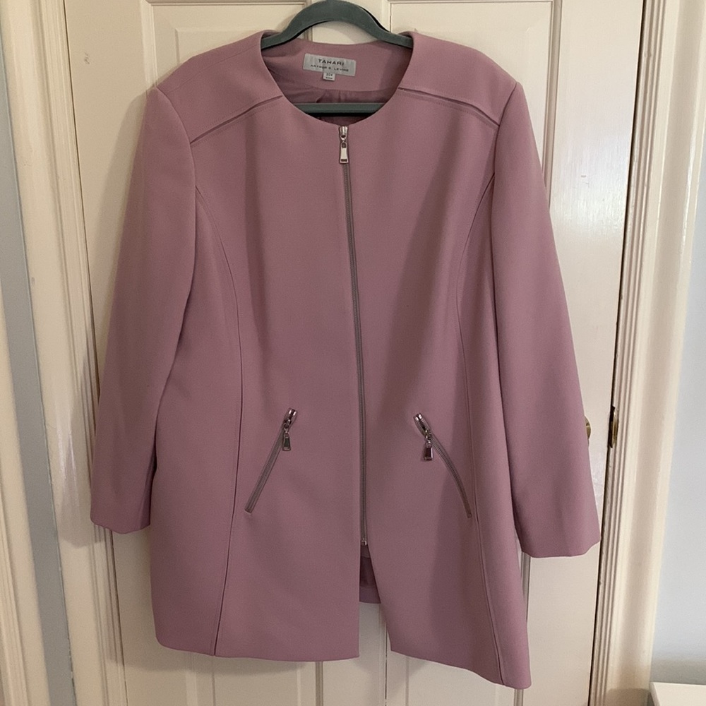 Stunning blush jacket and blouse set - Picture 4 of 8